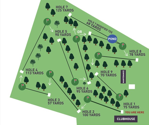 Public Golf Course Waynesboro Virginia Map